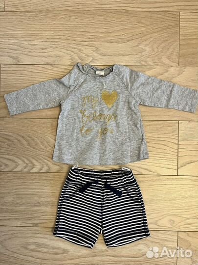Комплект футболки и шорты 74
