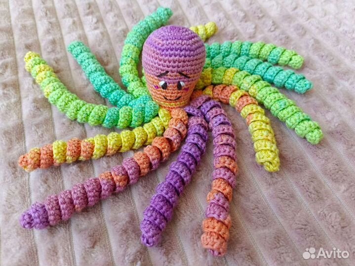 Игрушка комфортер - осьминог, морковь - прошли ВТО