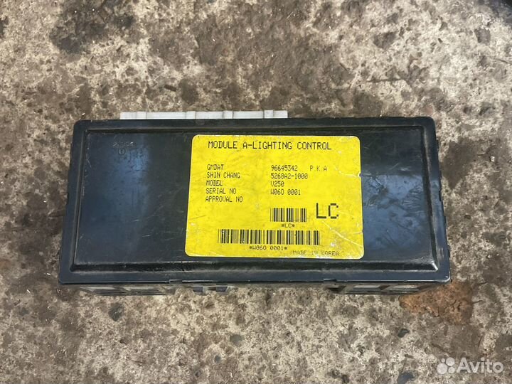 Chevrolet epica блок управления светом