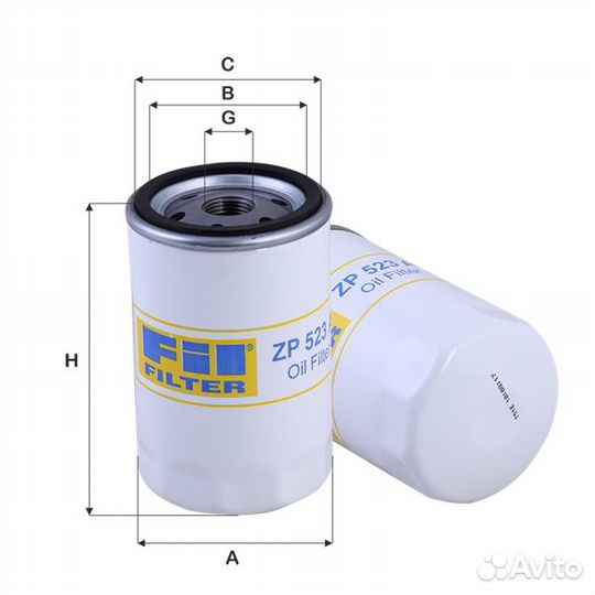 Фильтр масляный ZP523A2 TO4525 FIL