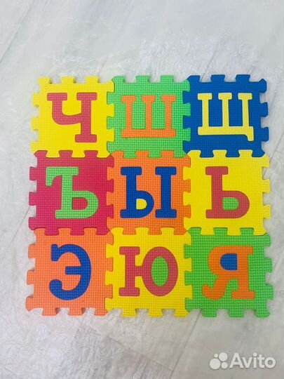 Коврик пазл алфавит