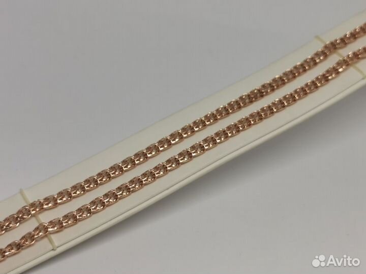 Цепь золотая полновесная Бисмарк (Au 585)