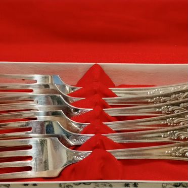 Набор мельхиоровых вилок СССР