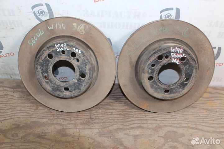 Задние тормозные диски Mercedes S-Class W140