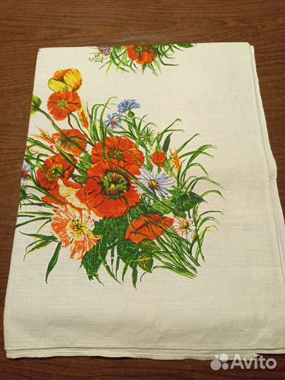 Скатерть лён СССР