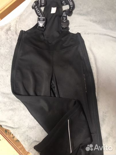 Штаны разминочные для девочки, самосбросы, лыжные