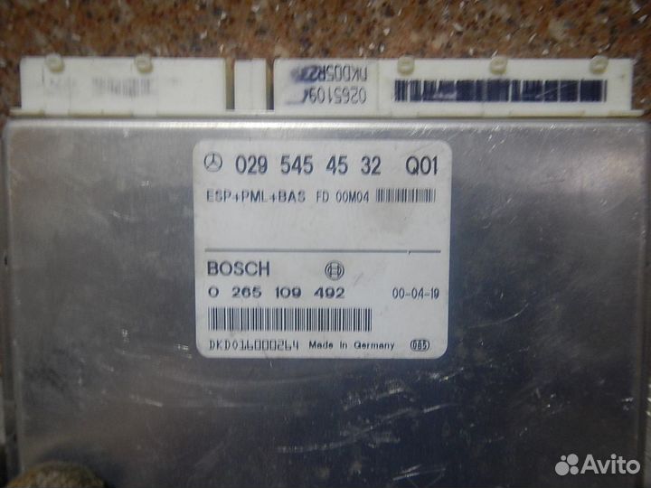 Блок электронный, Merсedes-Benz (Мерседес) -merced