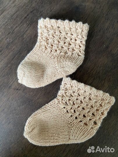 Носочки для антикварной куклы