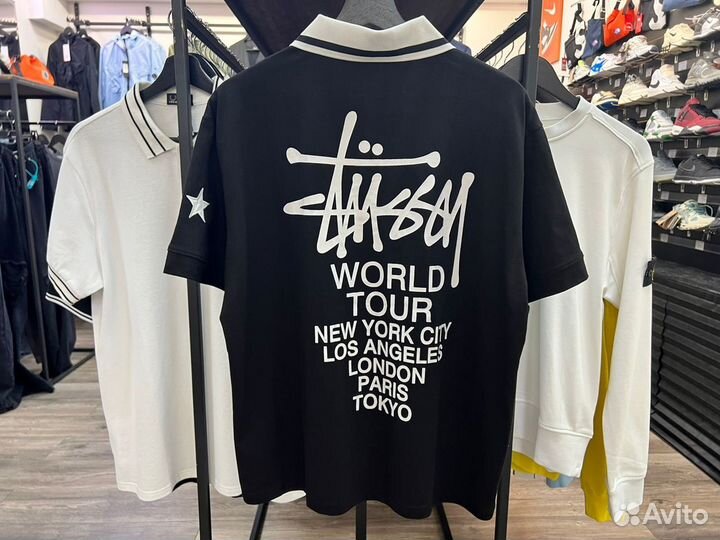 Футболка поло Stussy