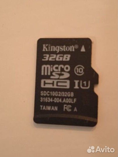 Карта памяти Kingston Micro SD 32 Гб + Картридер