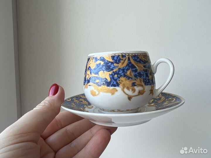 Yamasen gold collection 24ct кофейная пара