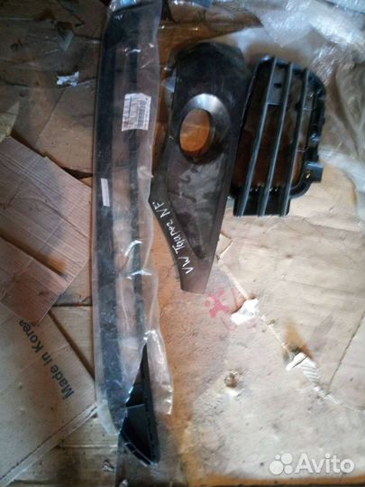 Накладки бампера volkswagen touareg