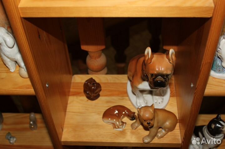 Фарфор собаки и другие животные