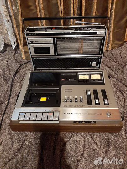 Кассетная дека sony tc144cs и grundig c6000
