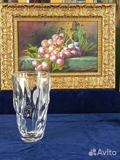 Хрустальная ваза 28 см