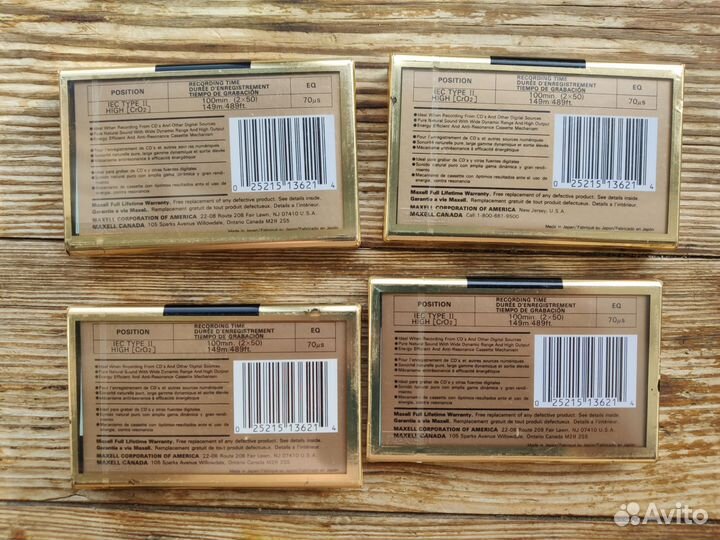 Аудиокассета maxell xlii-100