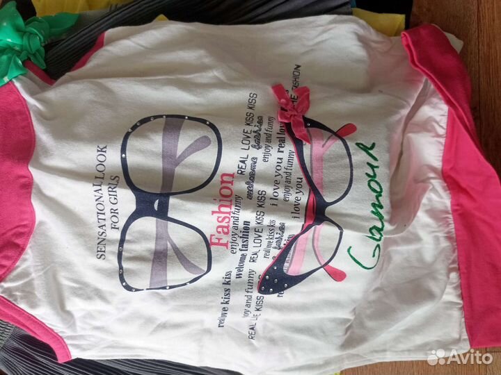 Вещи пакетом для девочки 128-134