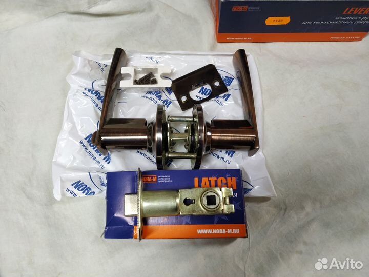 Дверные ручки для межкомнатных дверей нора-М