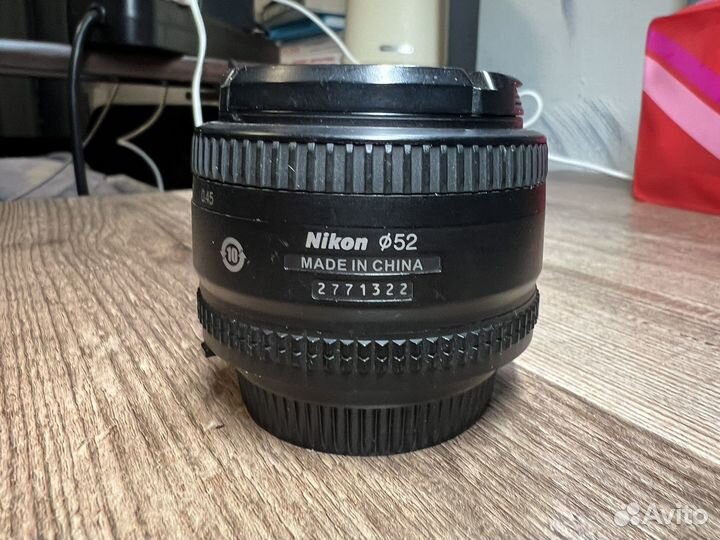 Объектив nikon 50mm 1.8 d