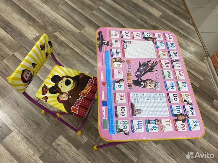 Набор мебели стол и стул детский nika