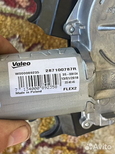 Моторчик стеклоочистителя задний sandero 2