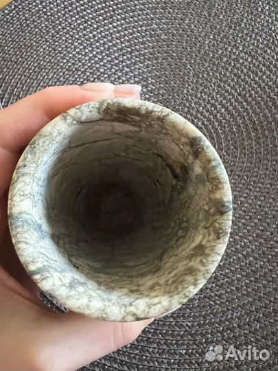 Ваза мрамор СССР для интерьера и декора