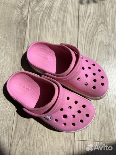 Crocs для девочек с12 (29р)