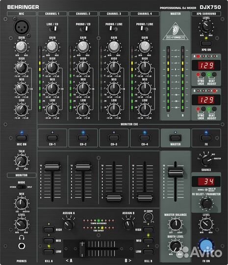 Микшерный пульт Behringer DJX750