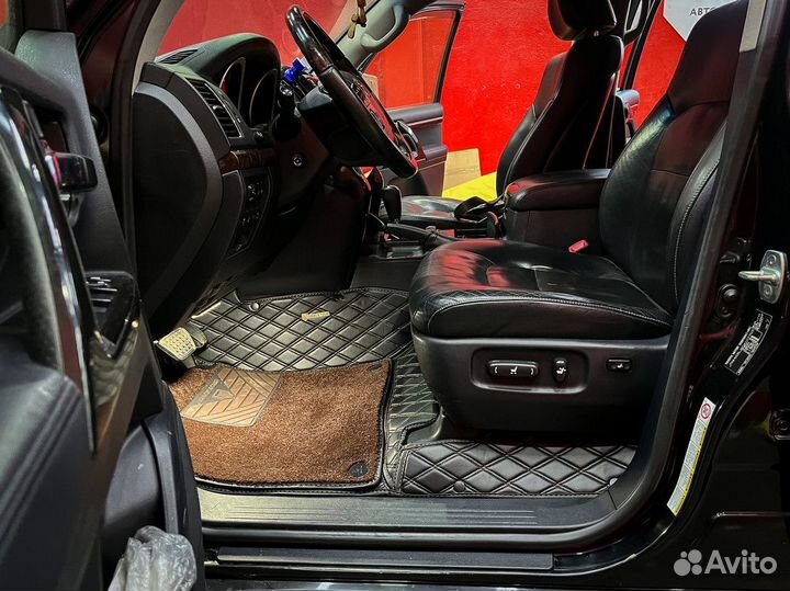 3Д коврики из экокожи Премиум 3D