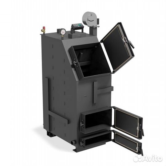 Твердотопливный котёл длительного горения