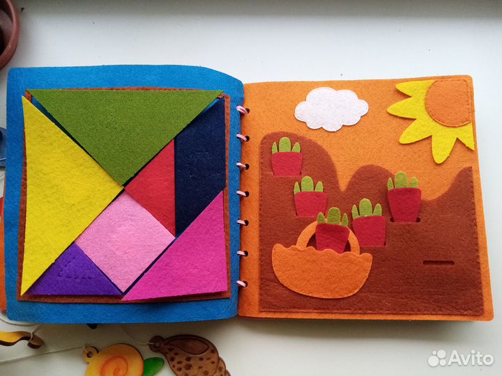 Книжка из фетра Подвеска на мобиль