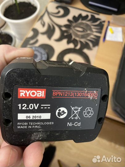 Дрель шуруповерт ryobi