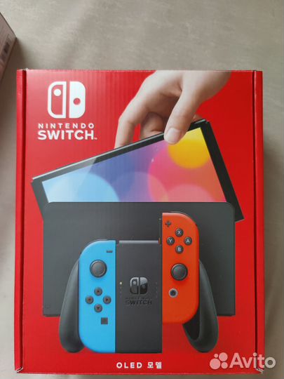 Nintendo switch oled прошитая с чипом + ring fit