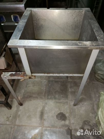 Ванна моечная из нержавейки бу