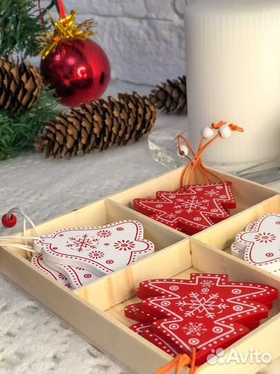 Набор елочных игрушек