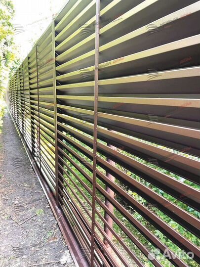 Забор-жалюзи