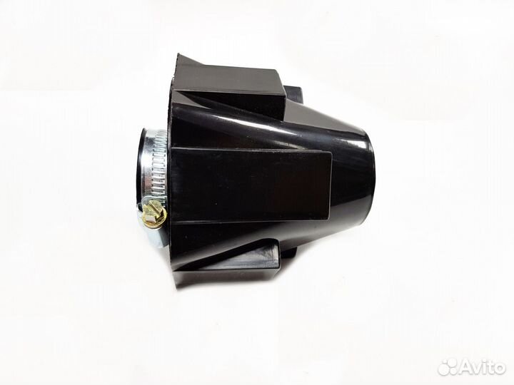 Фильтр нулевого сопротивления прямой черная крышка