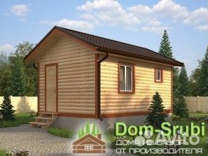 Заволжск. Хорошая надёжная Баня из бруса Б-6 (4х6)