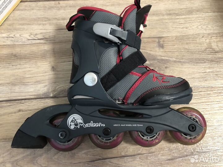 Роликовые коньки к2 раздвижные