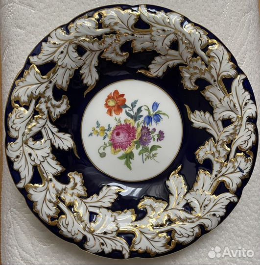 Тарелка декоративная Майсен