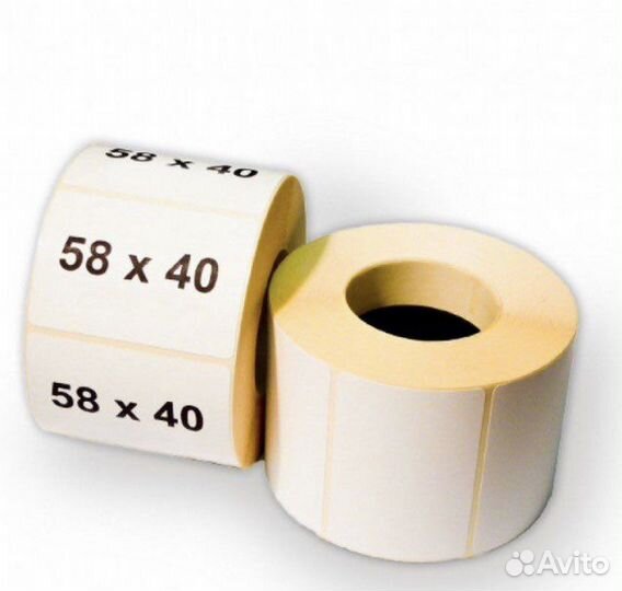 Термоэтикетка 58 х 40