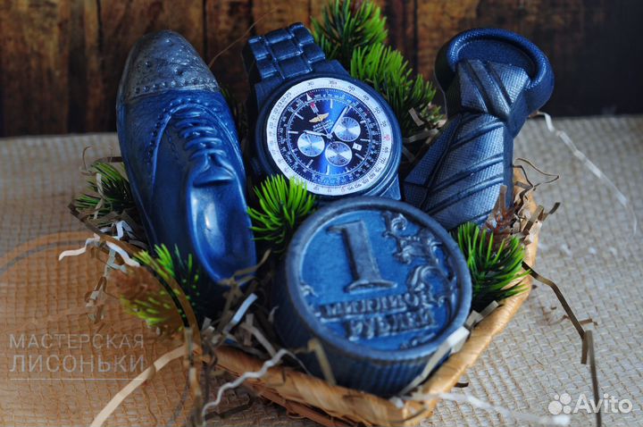 Наборы мыла ручной работы к 23 февраля