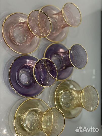 Турецкие стаканы для чая армуды набор 6+6