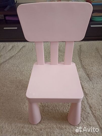 Детский стол и стул IKEA