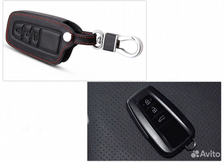 Чехол на ключ Toyota / Тойота (Тойота) 3 кнопки new