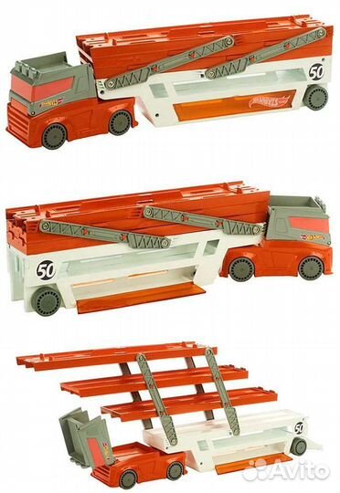 Hot Wheels Mega Hauler Автовоз грузовик