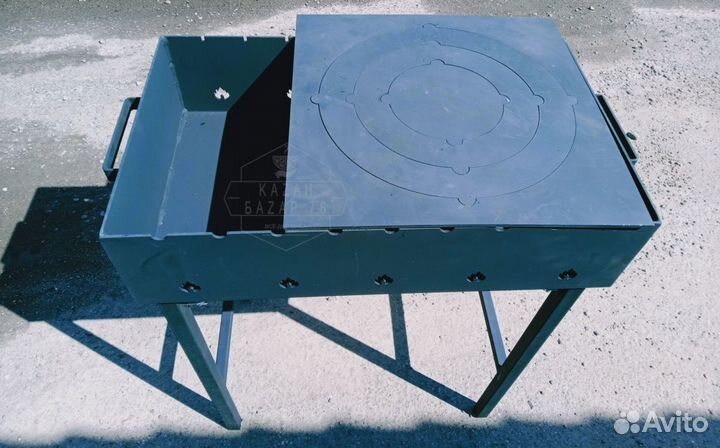 Плита варочная 5мм на мангал со съемными кольцами