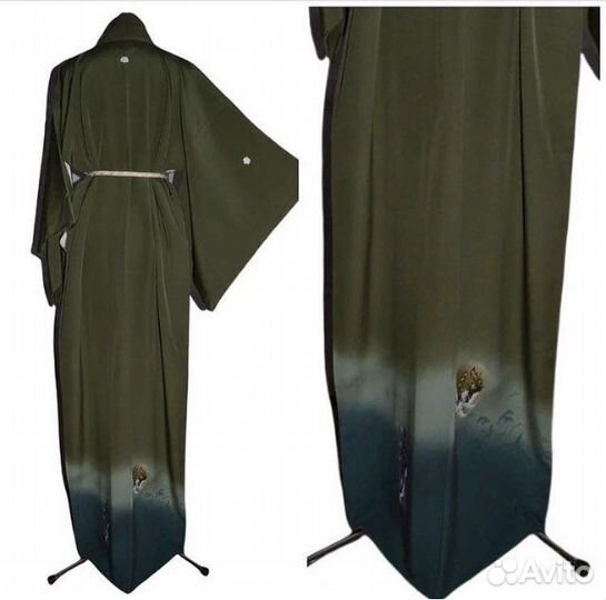 Кимоно шелковое. Авторская роспись