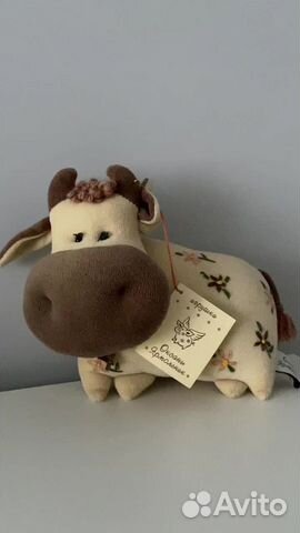 Мягкая игрушка авторская корова Оксана Ярмольник