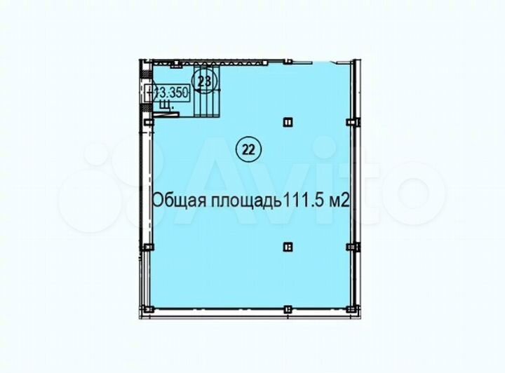 Сдам офисное помещение, 111 м²
